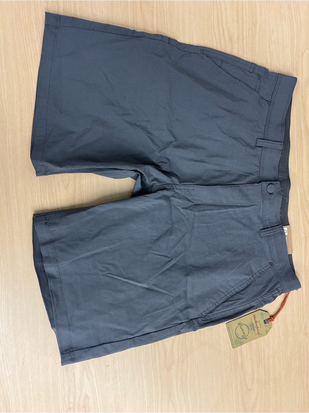 Weatherproof Men's Flat Front Shorts - Charcoal Gray